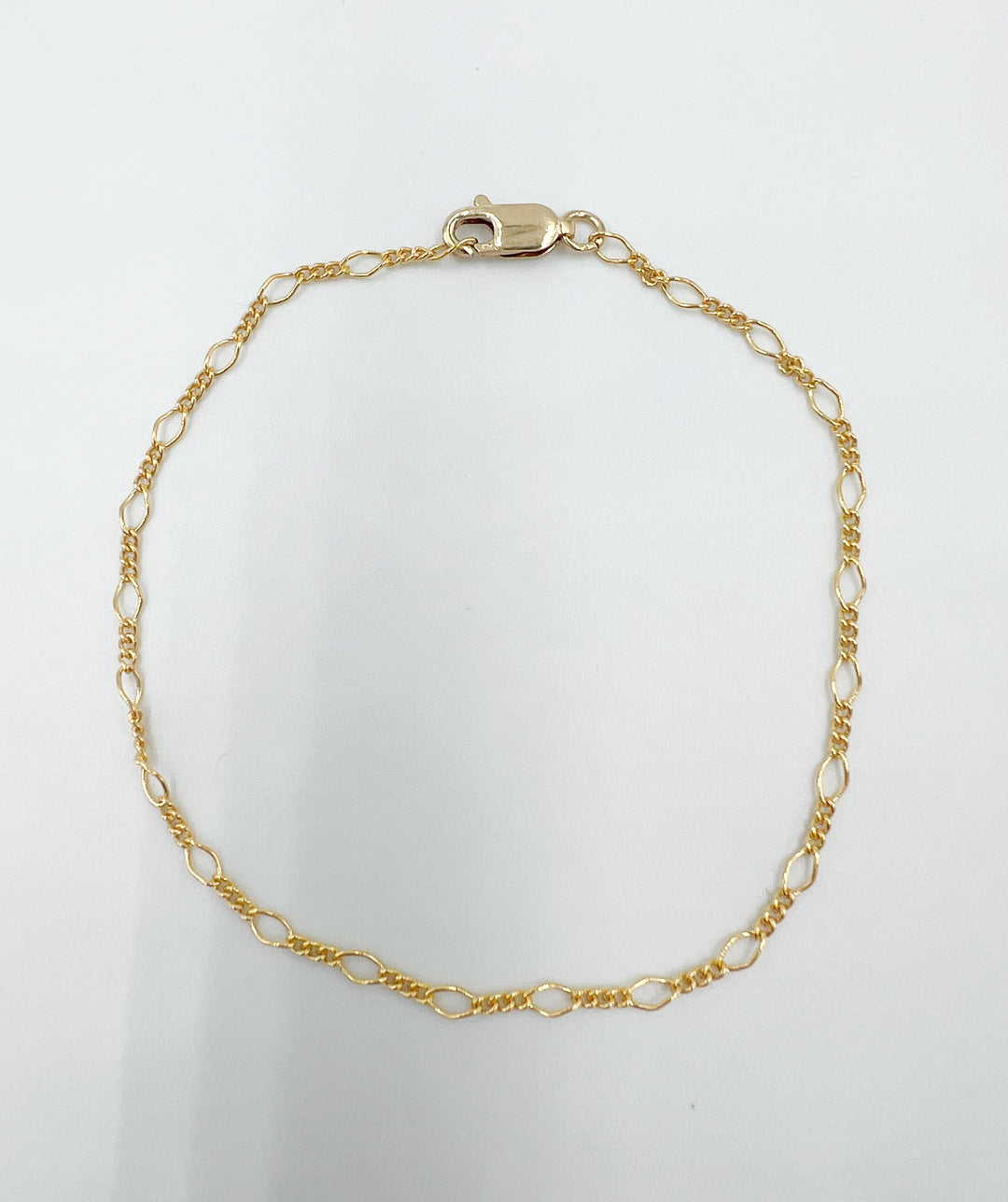 Figaro Curb Chain Bracelet
