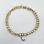 4mm Bracelet with Moon Drop