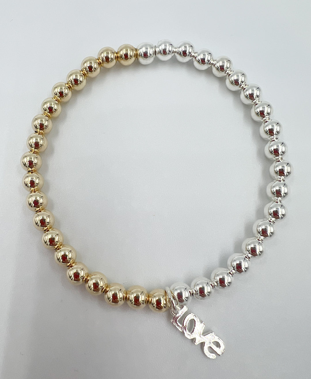 Half and Half L.O.V.E Bracelet