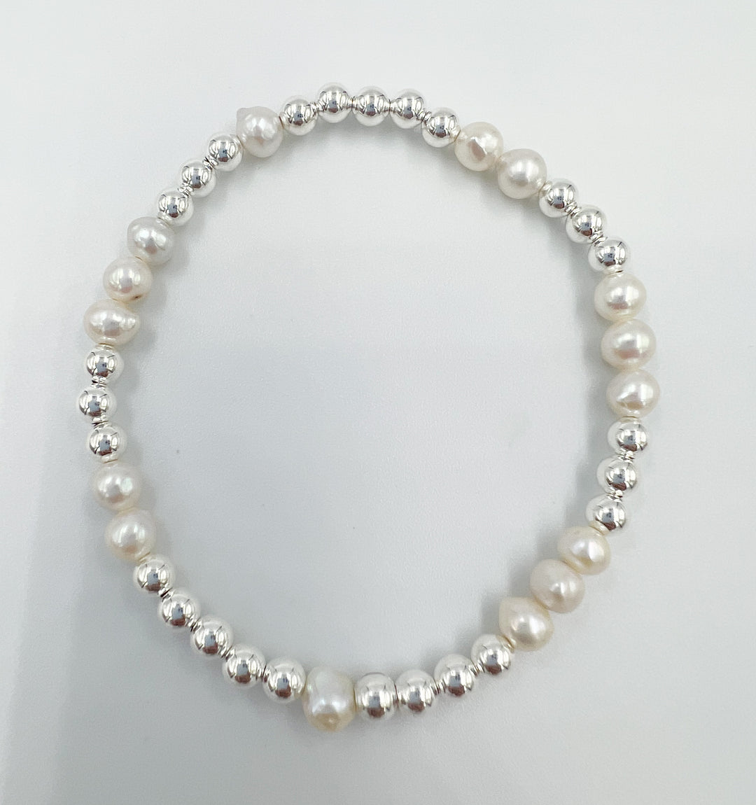 Sterling Silver Freshwater Pearl Bracelet