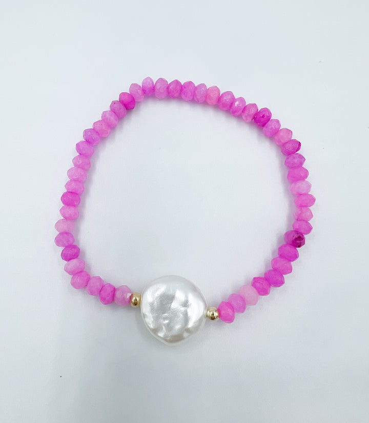 Flat Pearl Bracelet
