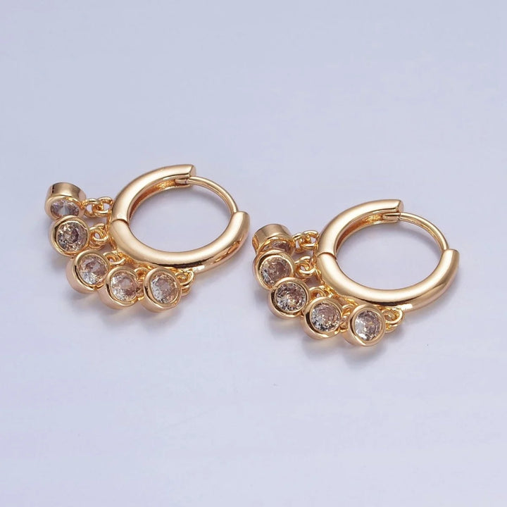 Beignet Huggie Earrings