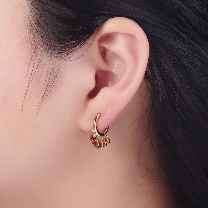 Beignet Huggie Earrings