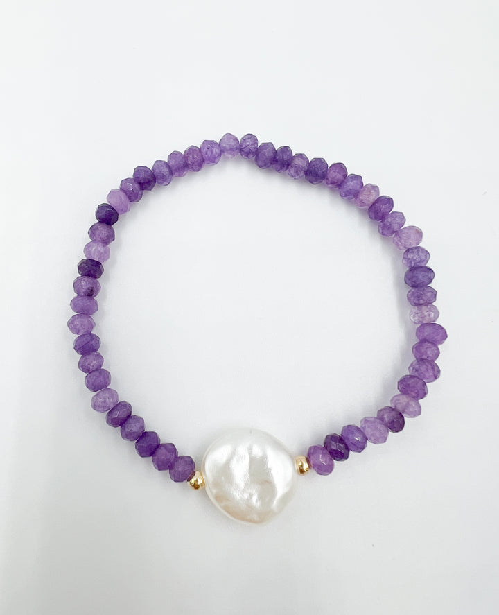 Flat Pearl Bracelet