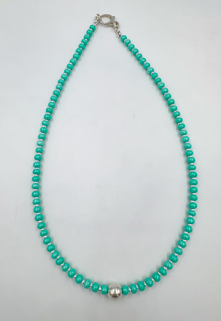 Turquoise Ball Necklace