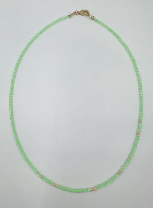 Neon Seed Necklace