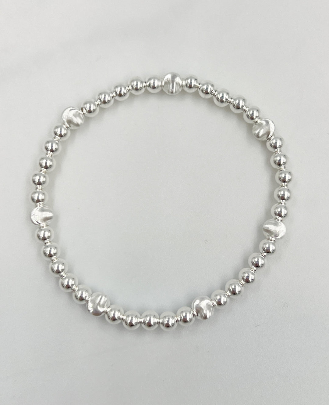 Hammered Silver Bracelet