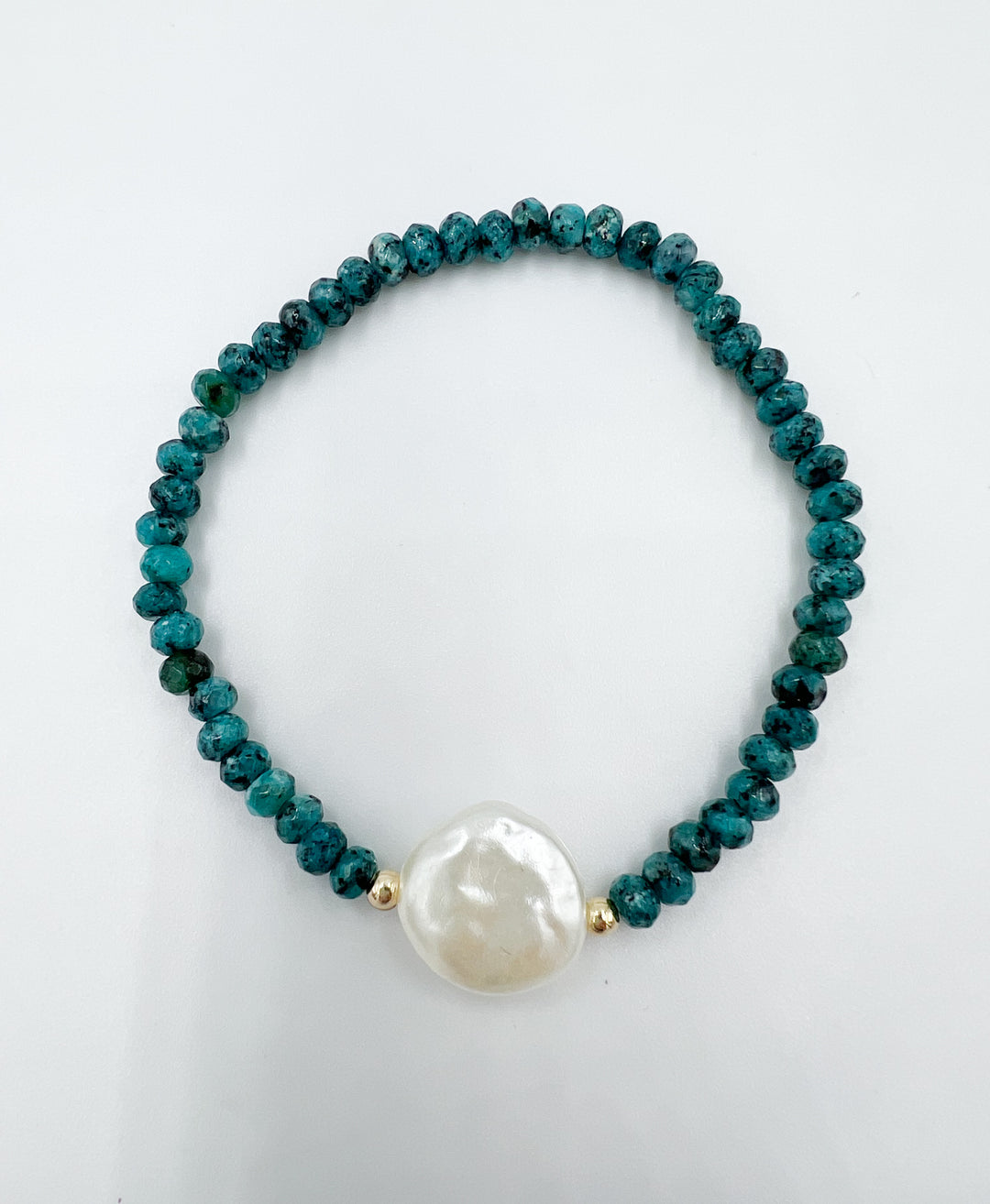 Flat Pearl Bracelet