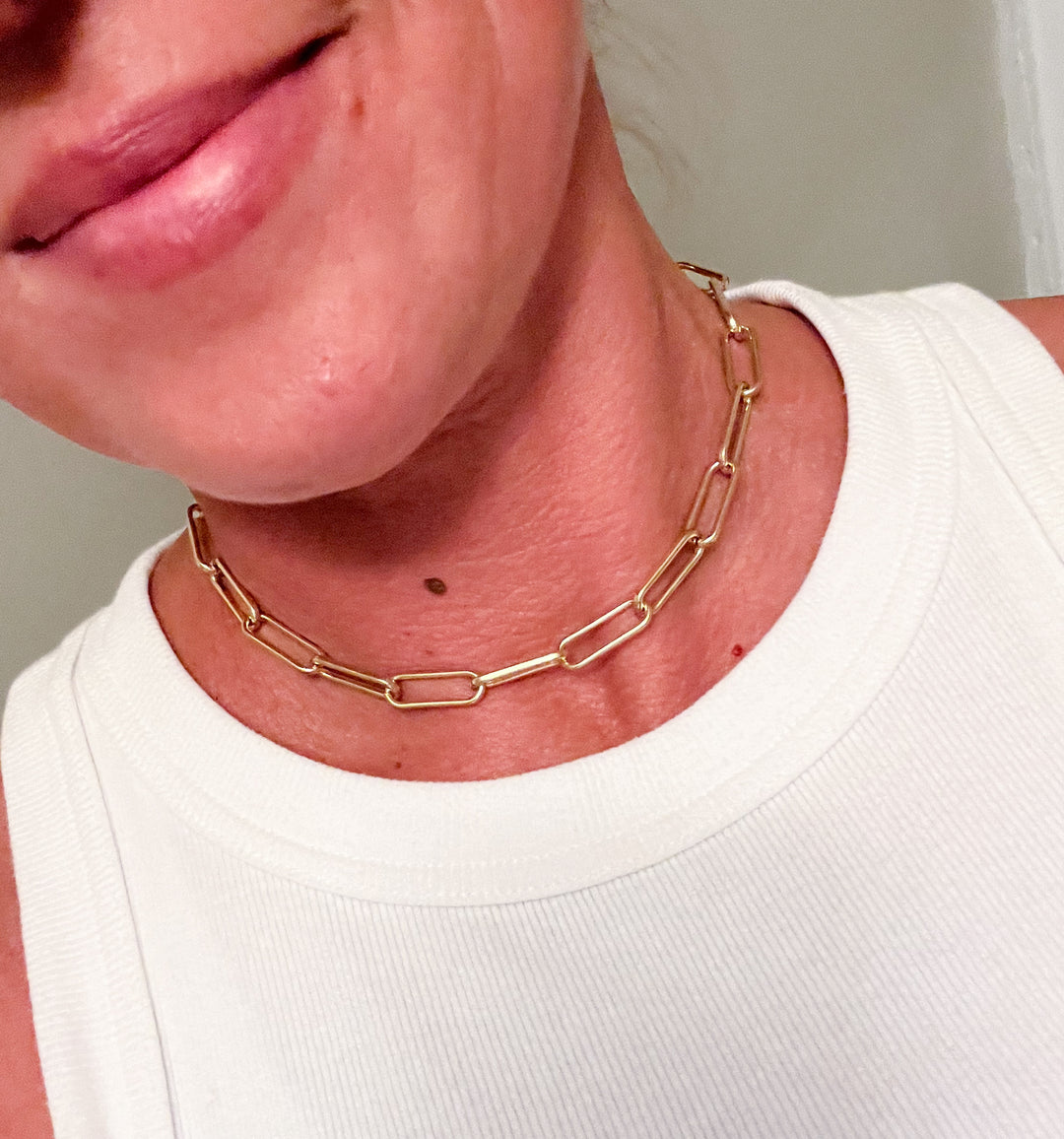 Chunky Paperclip Necklace