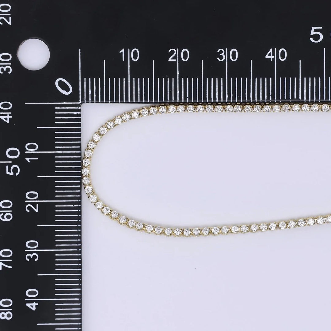 Gold Ball Link Chain Necklace