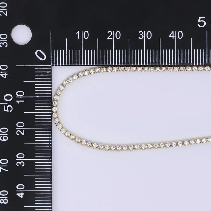 Gold Ball Link Chain Necklace