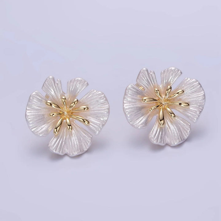 Hibiscus Earrings