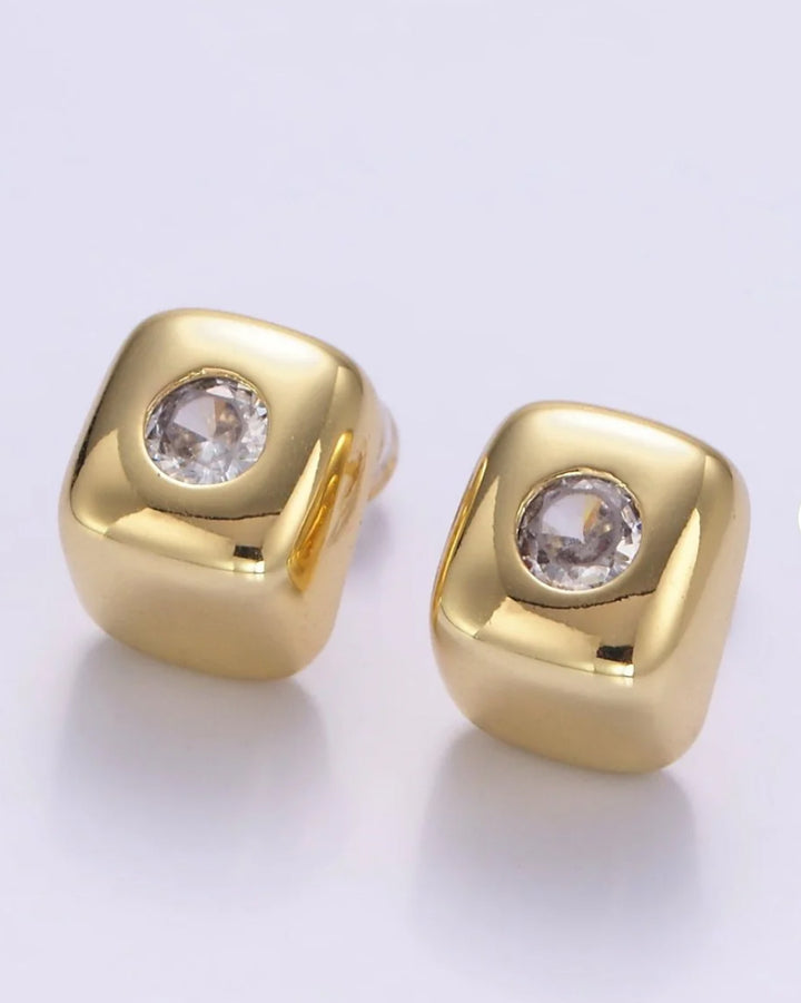 Square Crystal Huggies