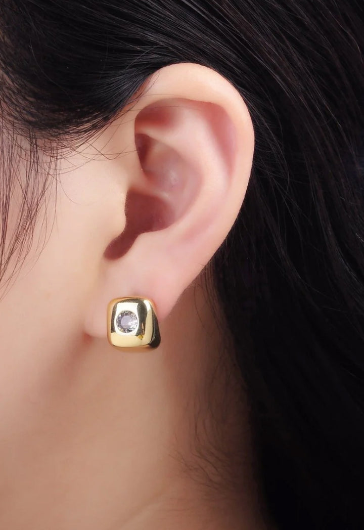 Square Crystal Huggies