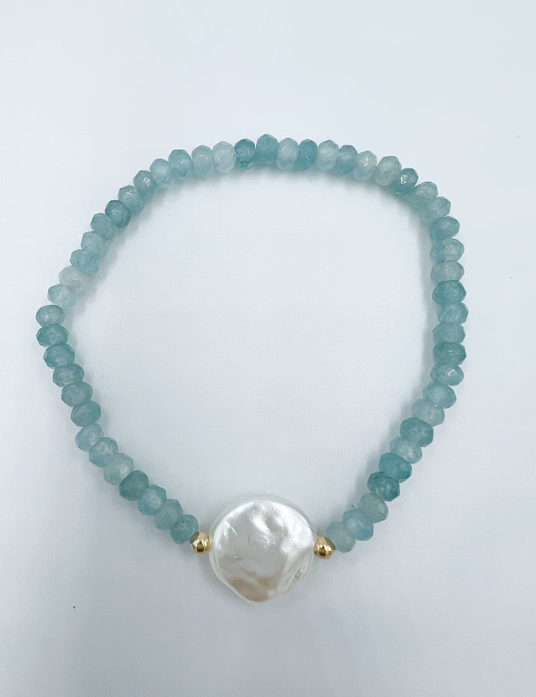 Flat Pearl Bracelet