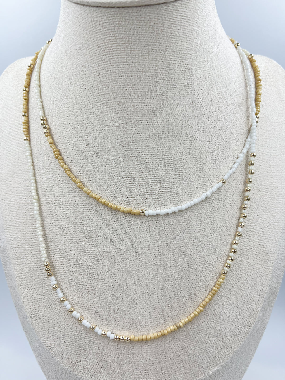 Long Seed Bead Necklace