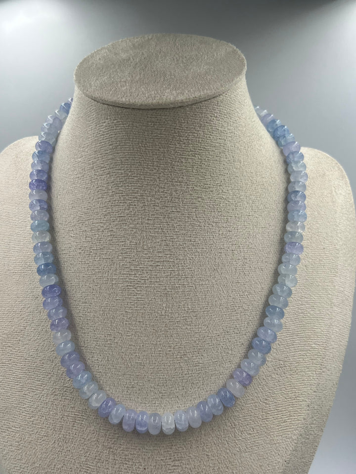 Blue Agate Summer Statement Necklaces