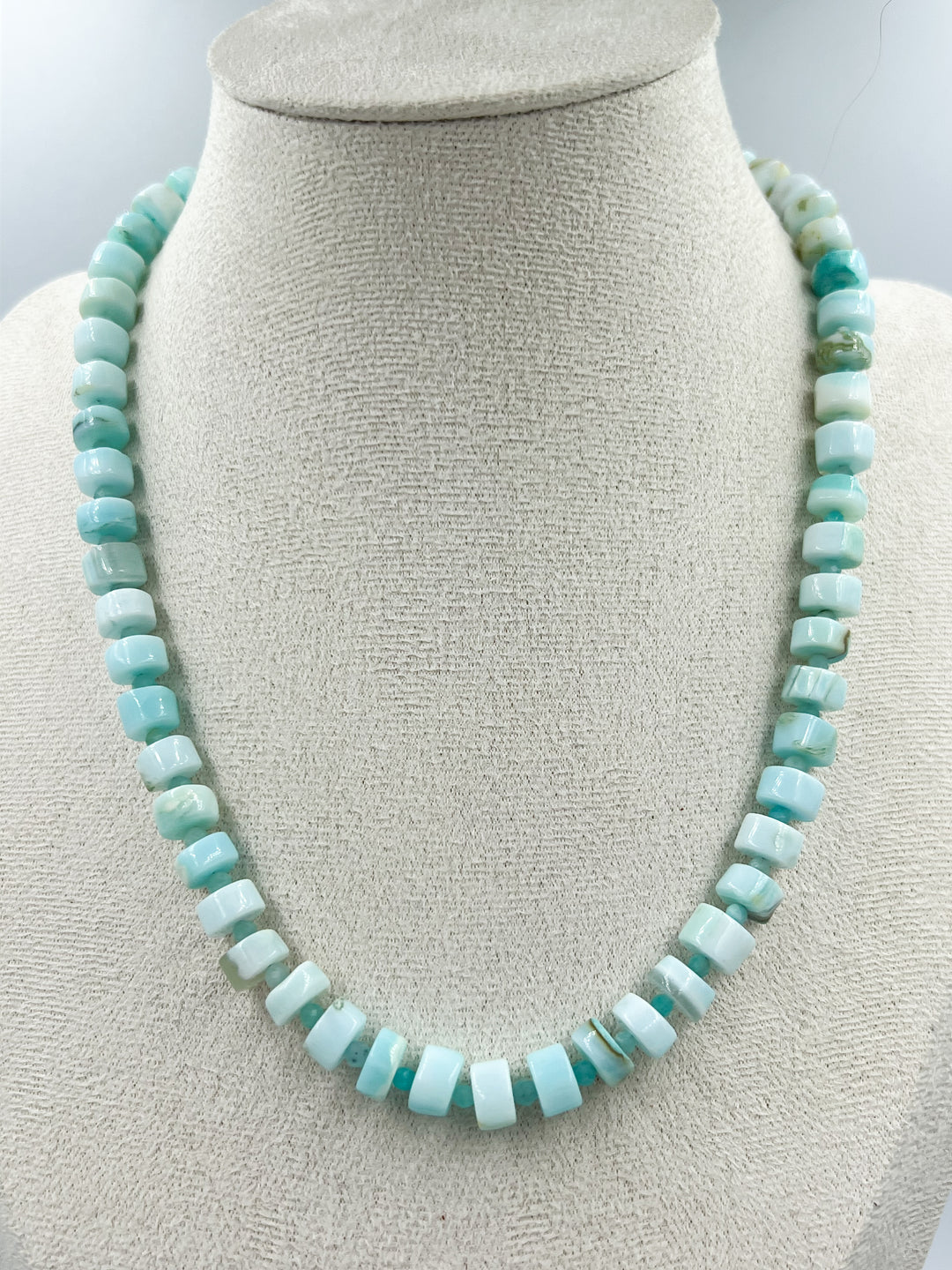 Peruvian Blue Opal Necklace
