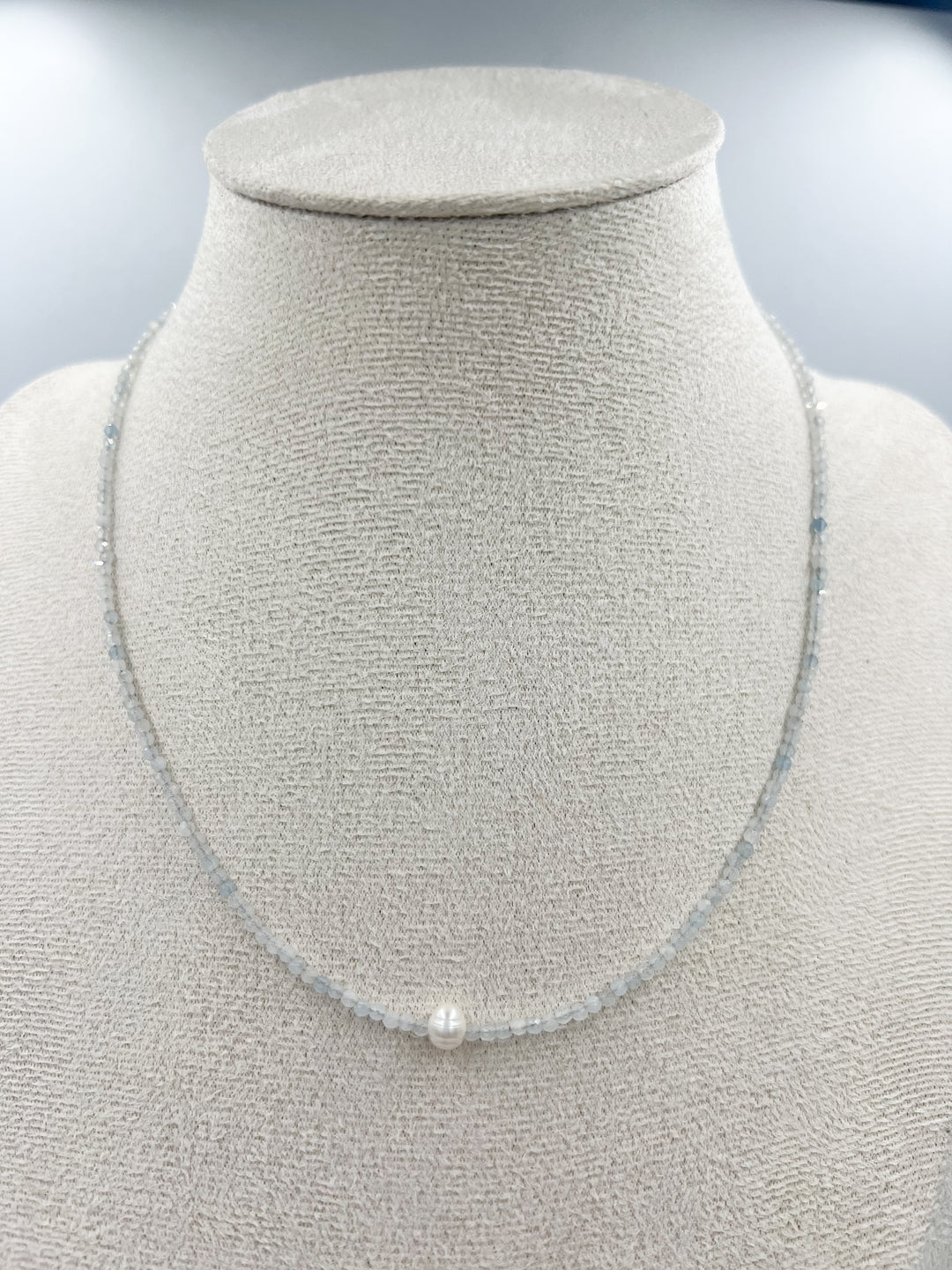 Beach Baby Blue Necklace