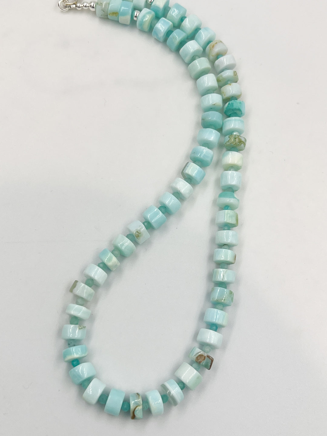 Peruvian Blue Opal Necklace