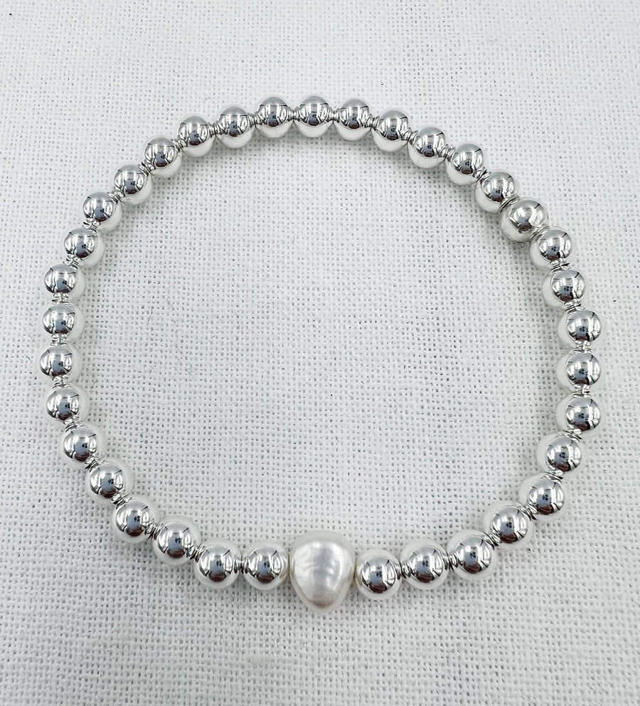 Pearl Bracelet - 5mm Sterling Silver