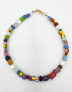 Popsicles and Pearls Anklet