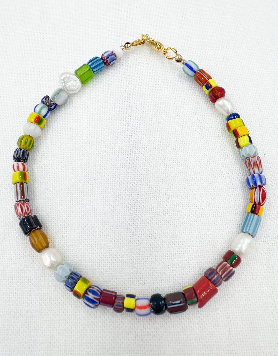 Popsicles and Pearls Anklet