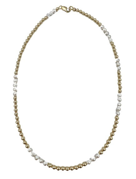 14k Gold Filled and Freshwater Pearl Necklace