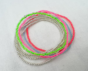 Neon Layering Bracelets
