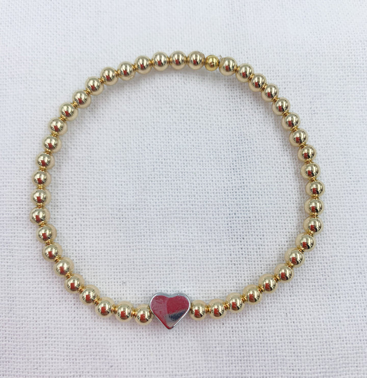 Gold Love Heart