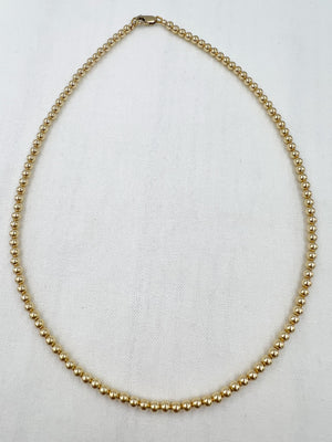 Leave-on Necklace- Gold 4mm