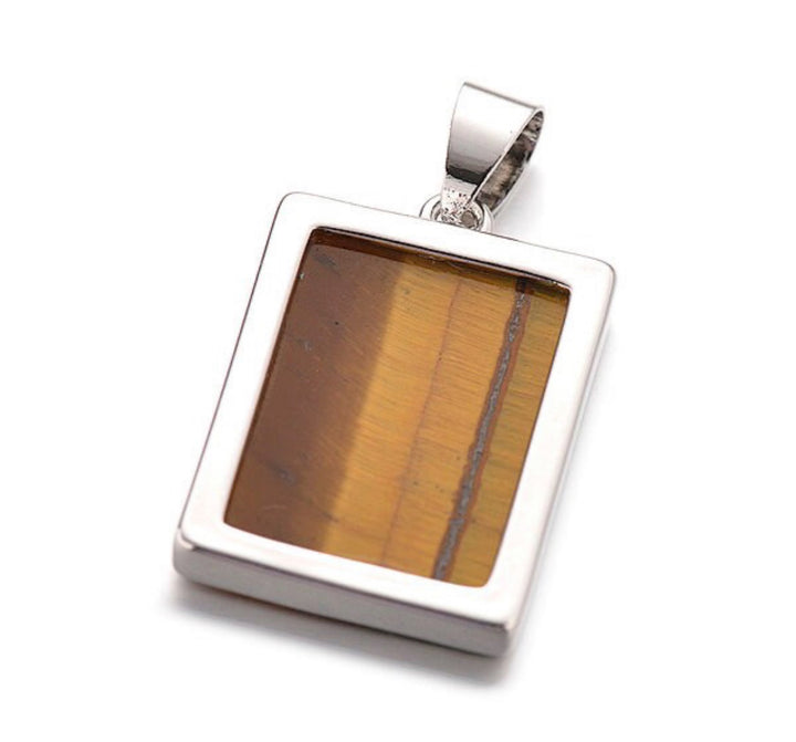 Tiger Eye Zodiac Necklace- Sterling Silver